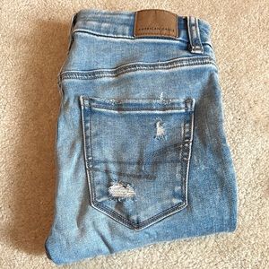 american eagle super high rise jegging